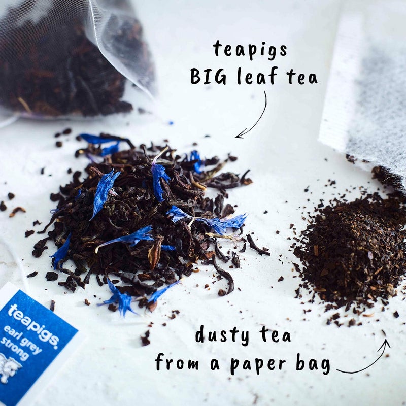 teapigs Earl Grey Strong Tea - 50 Biodegradable Tea Temples - Image 2